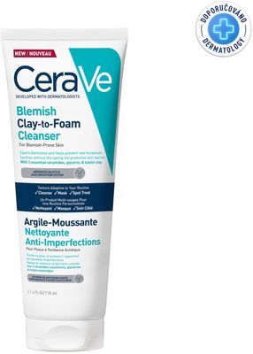 CeraVe Čistiaci Clay-to-Foam krém 118 ml