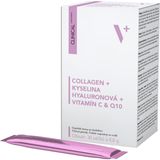 Clinical Collagén + Kyselina Hyaluronová + Vitamín C & Q10, 30 x 8.8 g