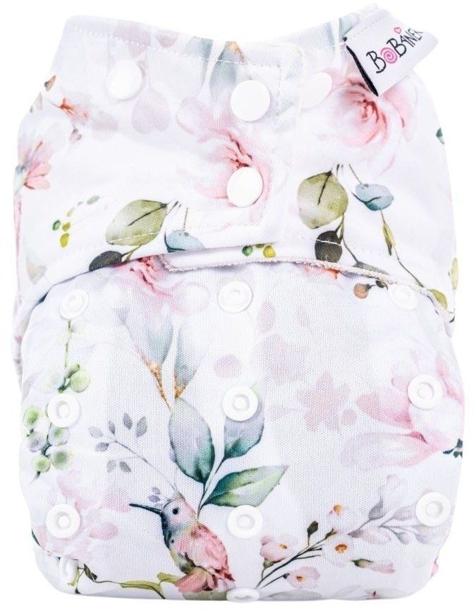 Bobánek Vrecková AIO plienka Premium patentky - Kolibríky