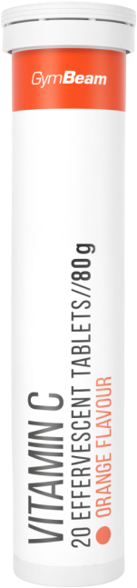 GymBeam Vitamín C 1000 mg šumivý pomaranč