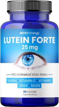 MOVit Energy Lutein Forte 25 mg + Taurin 90 tvrdých kapsúl