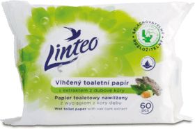 Linteo SATIN Vlhčený toaletný papier z dubovej kôry 60ks
