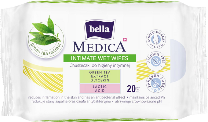 Bella Medica Intímne vlhčené obrúsky 20 ks