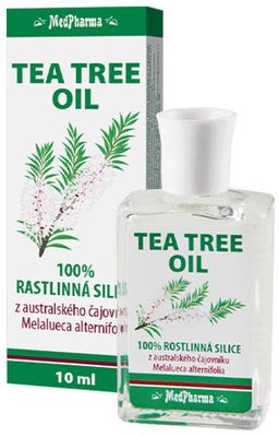 MedPharma Tea Tree Oil 100% Rastlinná silica z austrálskeho čajovníka 10 ml
