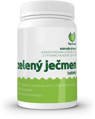 Top Green Zelený jačmeň tablety tbl 350 ks
