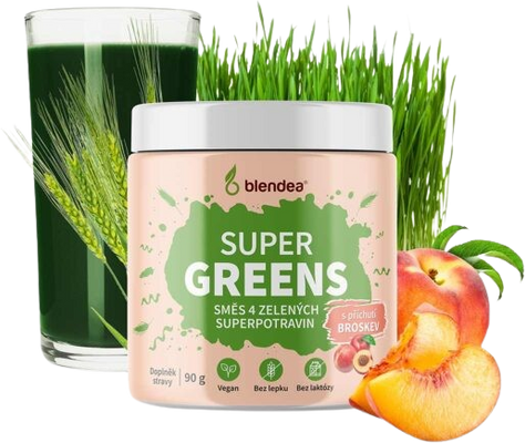 Blendea Supergreens broskyňa 90 g
