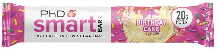 PhD Nutrition Smart Bar birthday cake 64 g