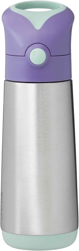 B.box Termoska na pitie so slamkou - lilac pop 500 ml