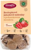 Zemanka Bezlepkové pohankovo - jahodové bio sušienky 100 g