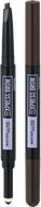 Maybelline New York NY Express Brow Satin Duo 04 Dark Brown Ceruzka a púder na obočie duo