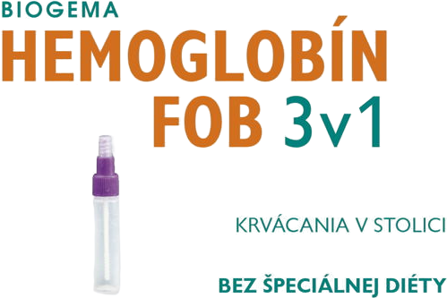 Biogema Hemoglobín test 3v1 na okultné krvácanie 3 ks