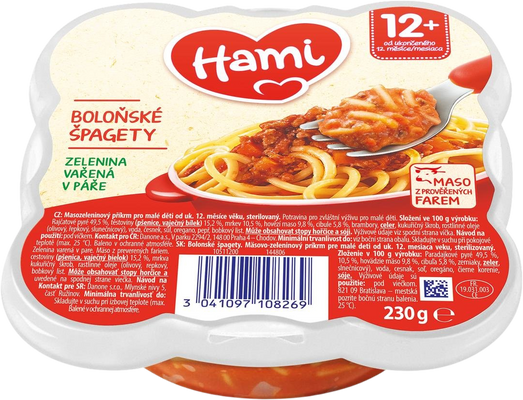 Hami Malý Gurmán Bolonské špagety 230 g