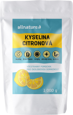 Allnature Kyselina citrónová 1000 g