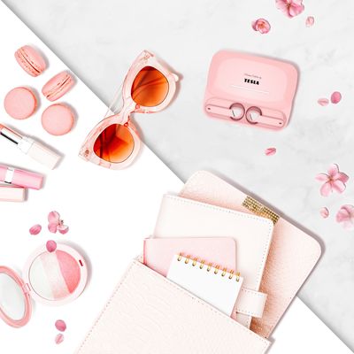 Tesla Sound EB20 - bezdrôtové Bluetooth slúchadlá (Blossom Pink)