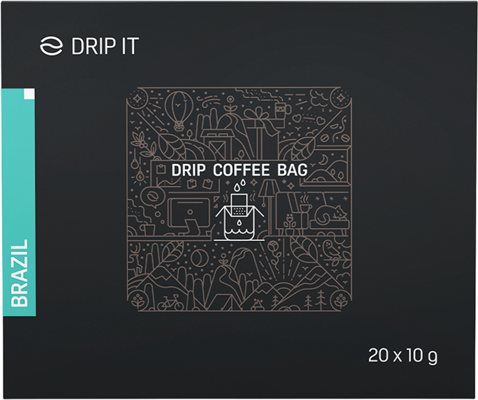 Drip it Káva vo filtri Brazil Minas Gerais 20 x 10 g