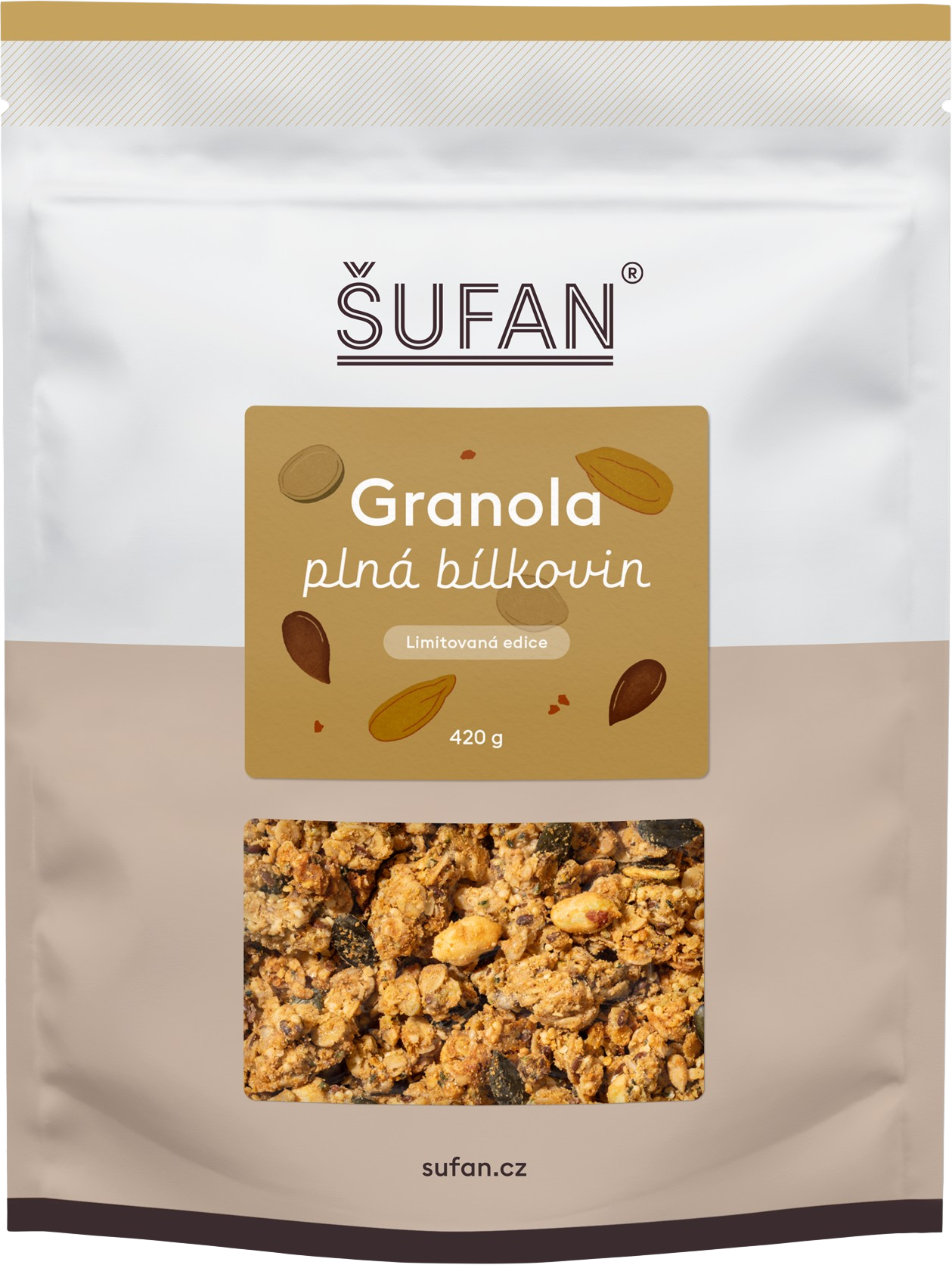 Šufan Granola plná bielkovín 420 g