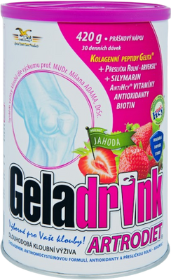Geladrink Artrodiet Nápoj jahoda 420 g