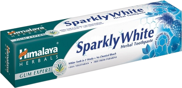 Himalaya Bieliaca bylinná zubná pasta Sparkly White Herbal Toothpaste 75 ml