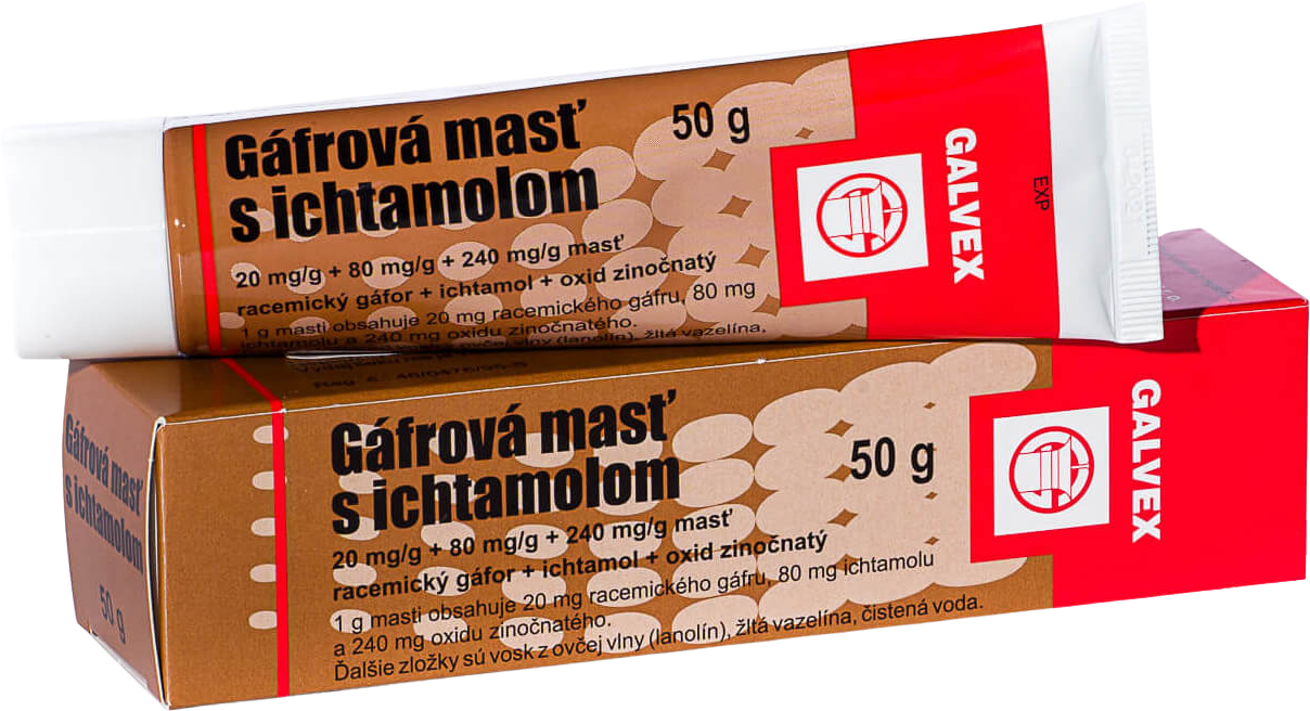 Galvex Gáfrová masť s ichtamolom 50 g