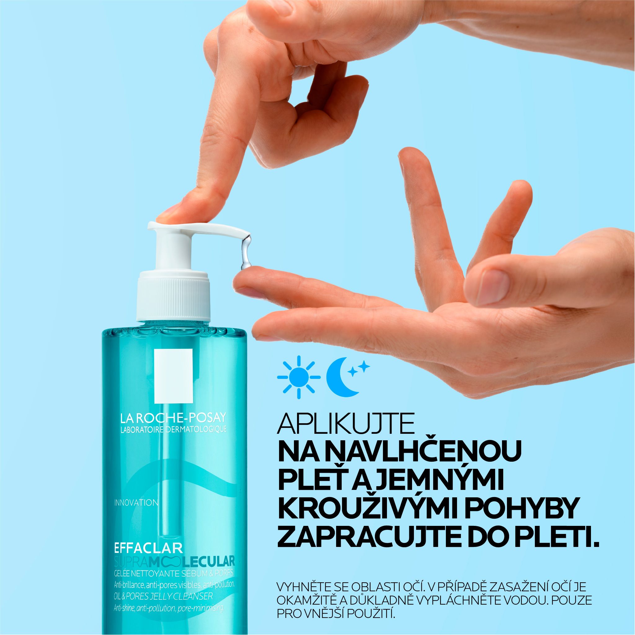 La Roche-Posay Effaclar Supramolecular Matujúci čistiaci gél na mastnú pleť 400 ml