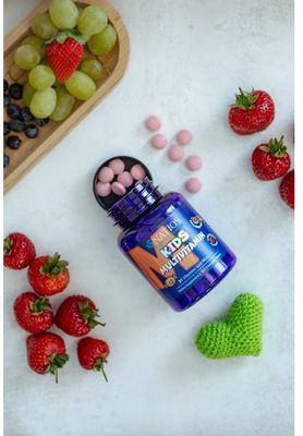 Natios Kids Multivitamín, 21 vitamínov a minerálov 180 tabliet