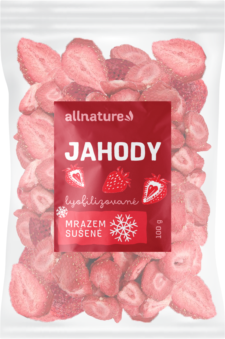 Allnature Jahoda sušená mrazom 100 g