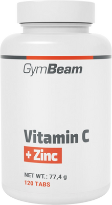 GymBeam Vitamín C + zinok 120 tablet