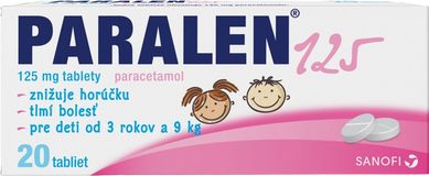 Paralen ® 125 mg, 1 x 20 tabliet