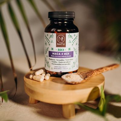 Natu BIO Maca 4 Mix 120 kapslí