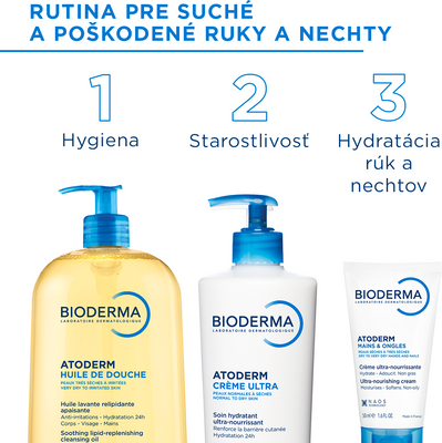 Bioderma Atoderm Krém na ruky & nechty 50 ml