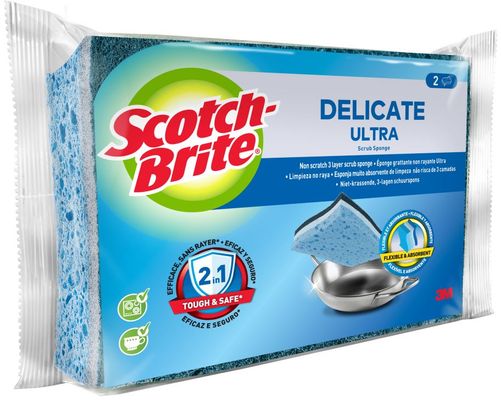 3M Nexcare Scotch-Brite® Delicate Ultra nepoškriabajúce hubky 2 ks