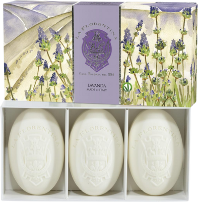 La Florentina Kazeta mydiel s levanduľou 450 g