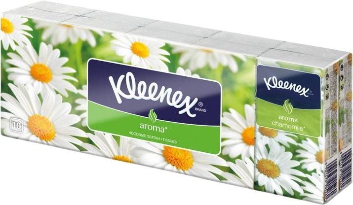 Kleenex® Hygienické vreckovky Family hanks - Camomile 10 ks