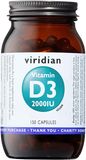 Viridian Vitamin D3 2000IU 150 kapsúl