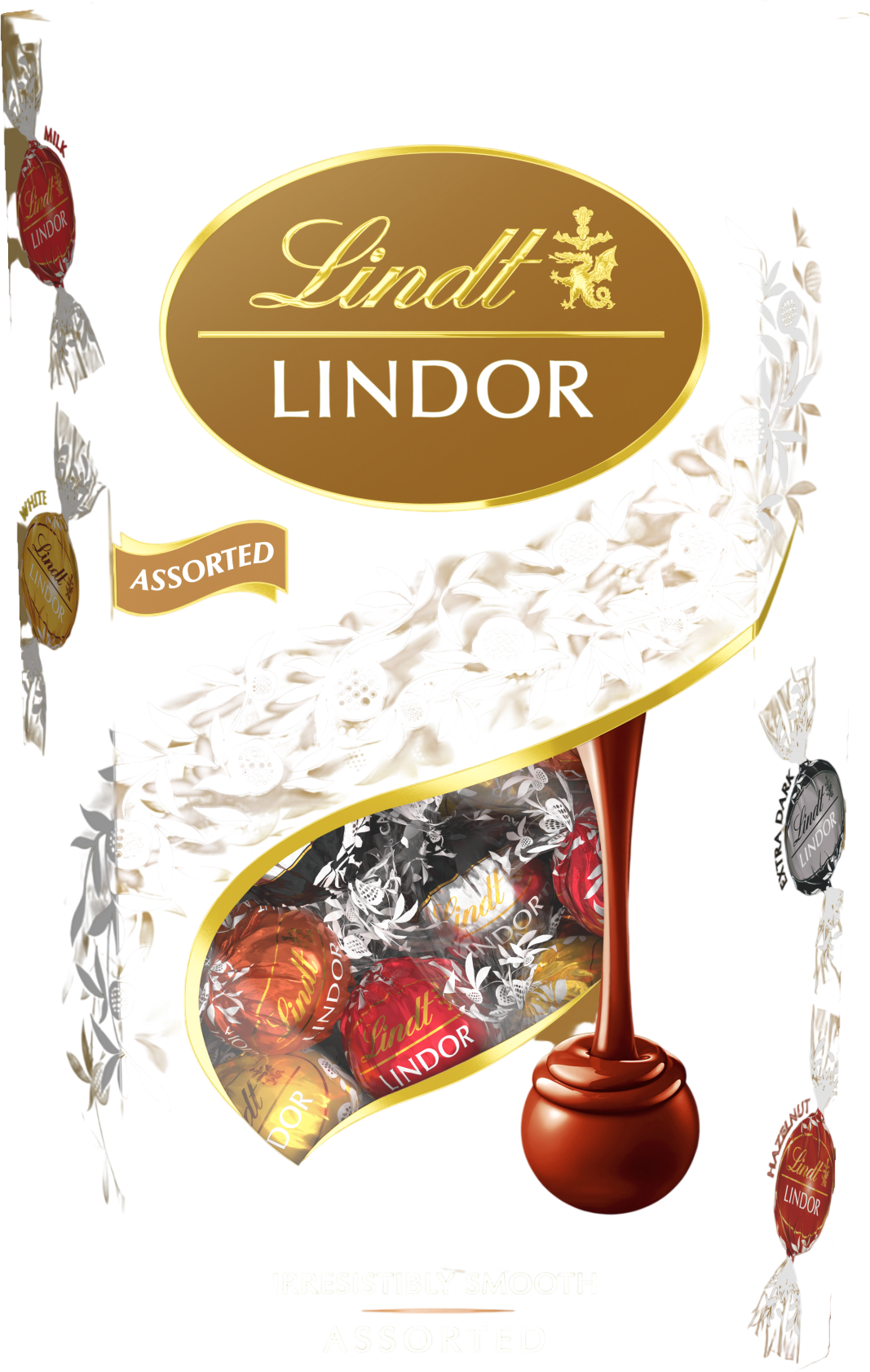 Lindt LINDOR čokoládové pralinky zlatý mix veľké balenie 600 g