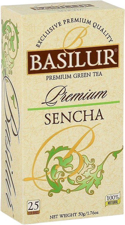 Basilur Premium Sencha neprebalené 25 x 2 g