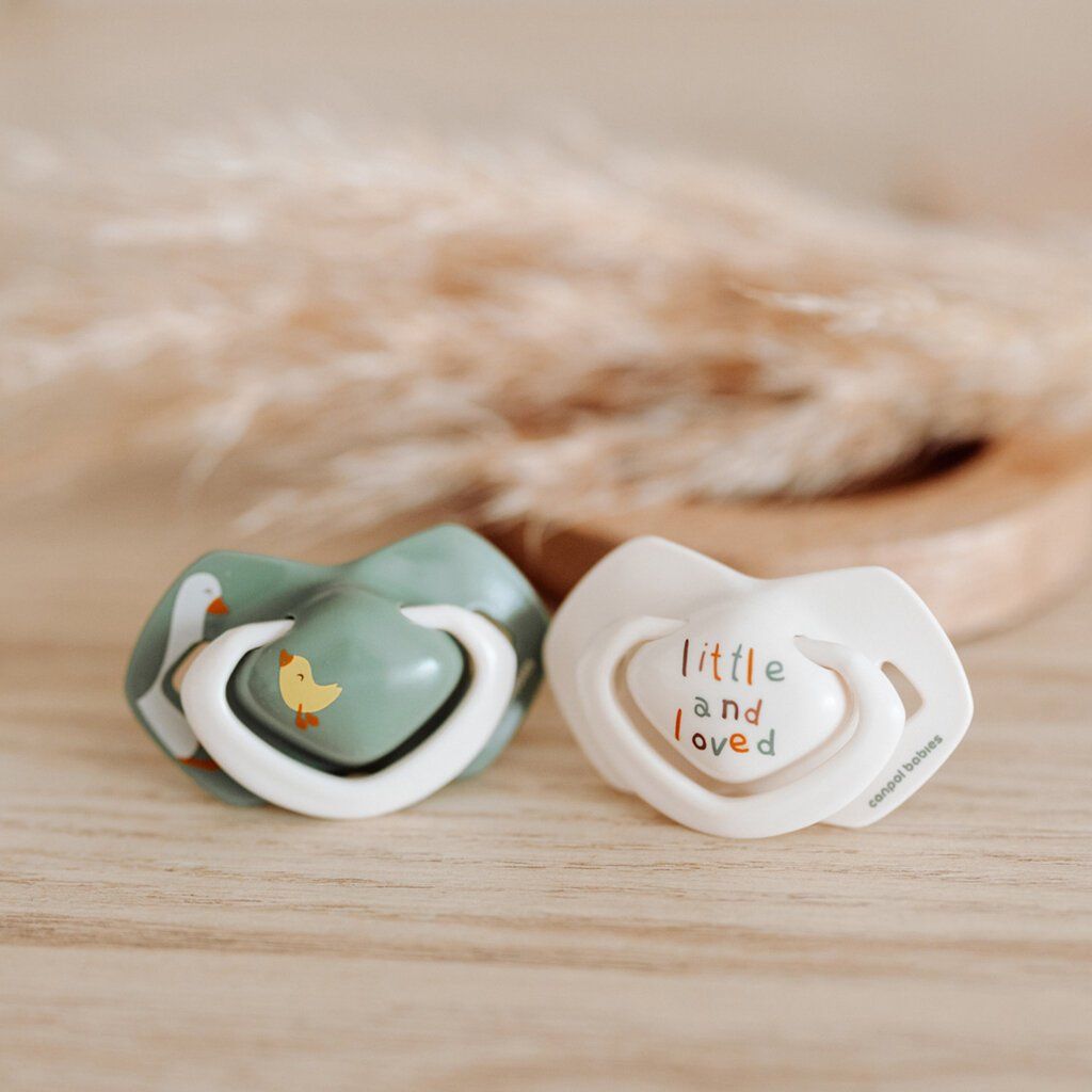 Canpol babies Cumlík Silikónový symetrický Light touch GOOSE 6-18m 2 ks