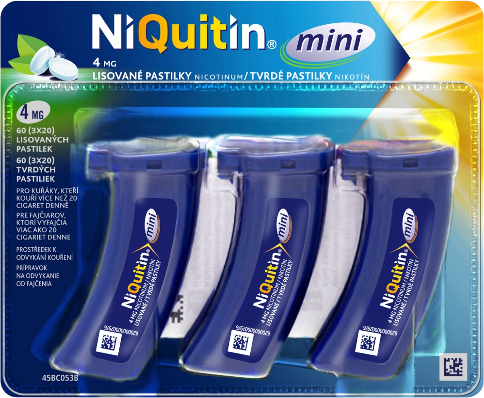 NiQuitin Mini 4mg 60 pastiliek