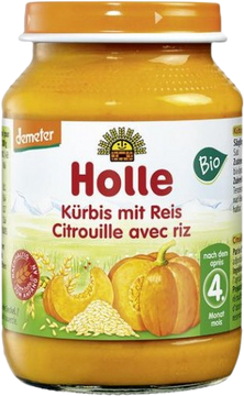 Holle bio detská desiata Tekvica s ryžou 190 g