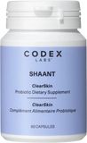 Codex Labs SHAANT ClearSkin Probiotic Supplement 2.0, 60 kapslí