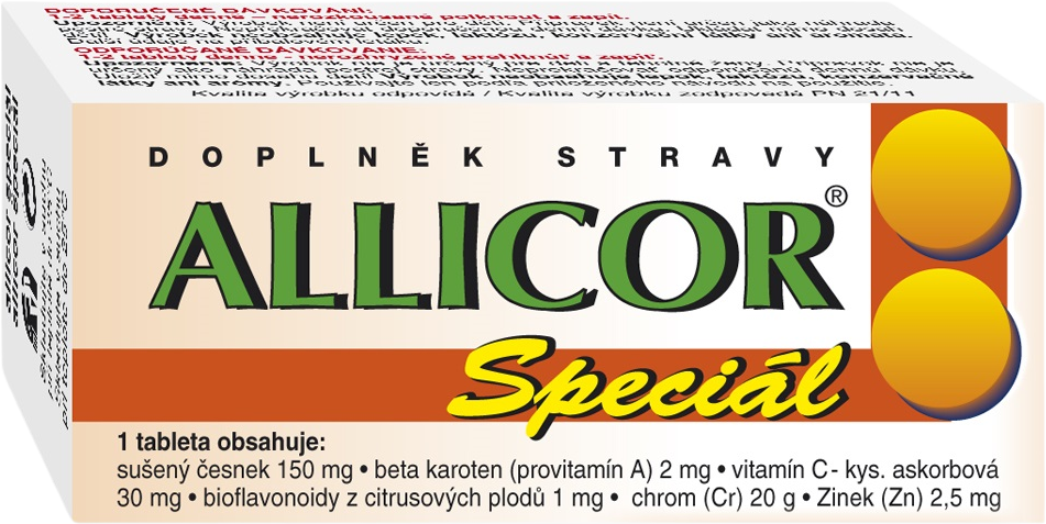 Naturvita Allicor špeciál 60 tabliet