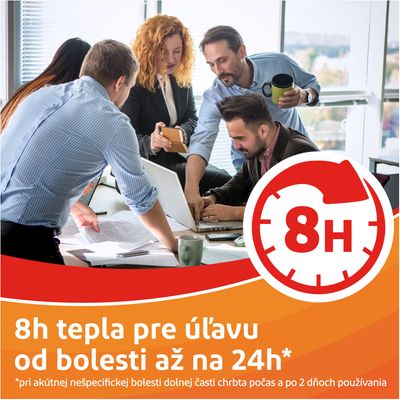 VoltaTherm hrejivá náplasť na úľavu od bolesti chrbta 5 ks