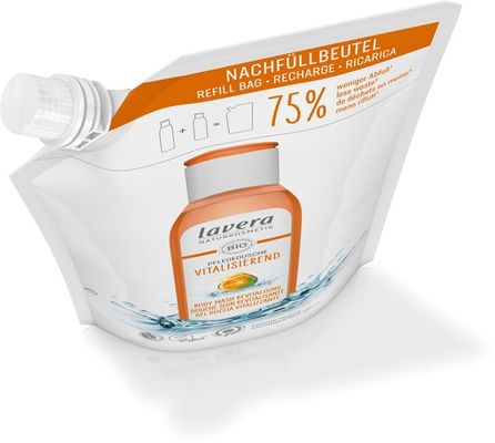 Lavera Revitalizujúci pomarančový sprchový gél, náhradná náplň 500 ml