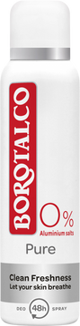 Borotalco 48H Pure Dezodorant v spreji 150 ml