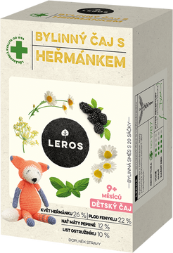 Leros detský čaj s harmančekom 20 x 1.5 g