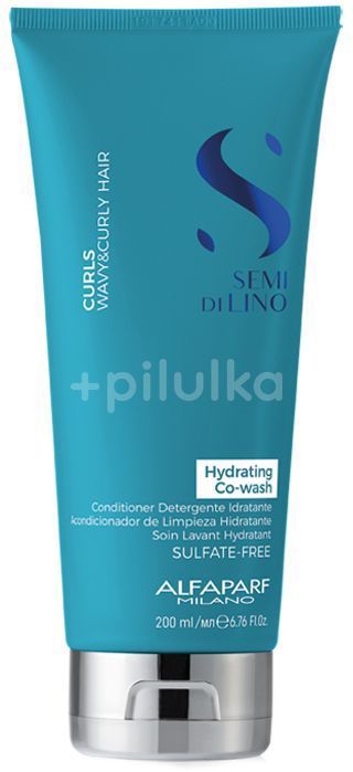 Alfaparf Milano Semi di Lino Curl Hydrating Co-Wash Jemný umývací krém pre vlnité a kučeravé vlasy 200 ml