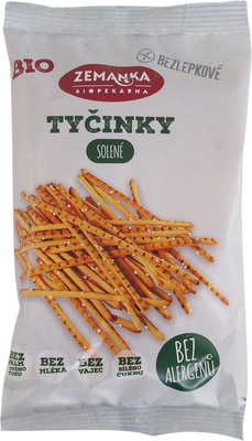 Zemanka Bio bezlepkové tyčinky solené 45 g