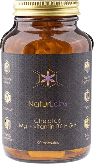 Naturlabs Chelated Magnesium + B6 90 kapsúl
