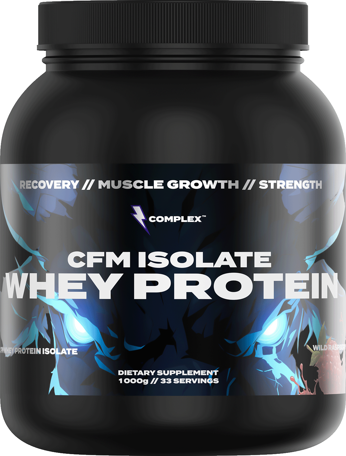 Complex CFM Whey Protein Isolate - Wild Raspberry 1000 g