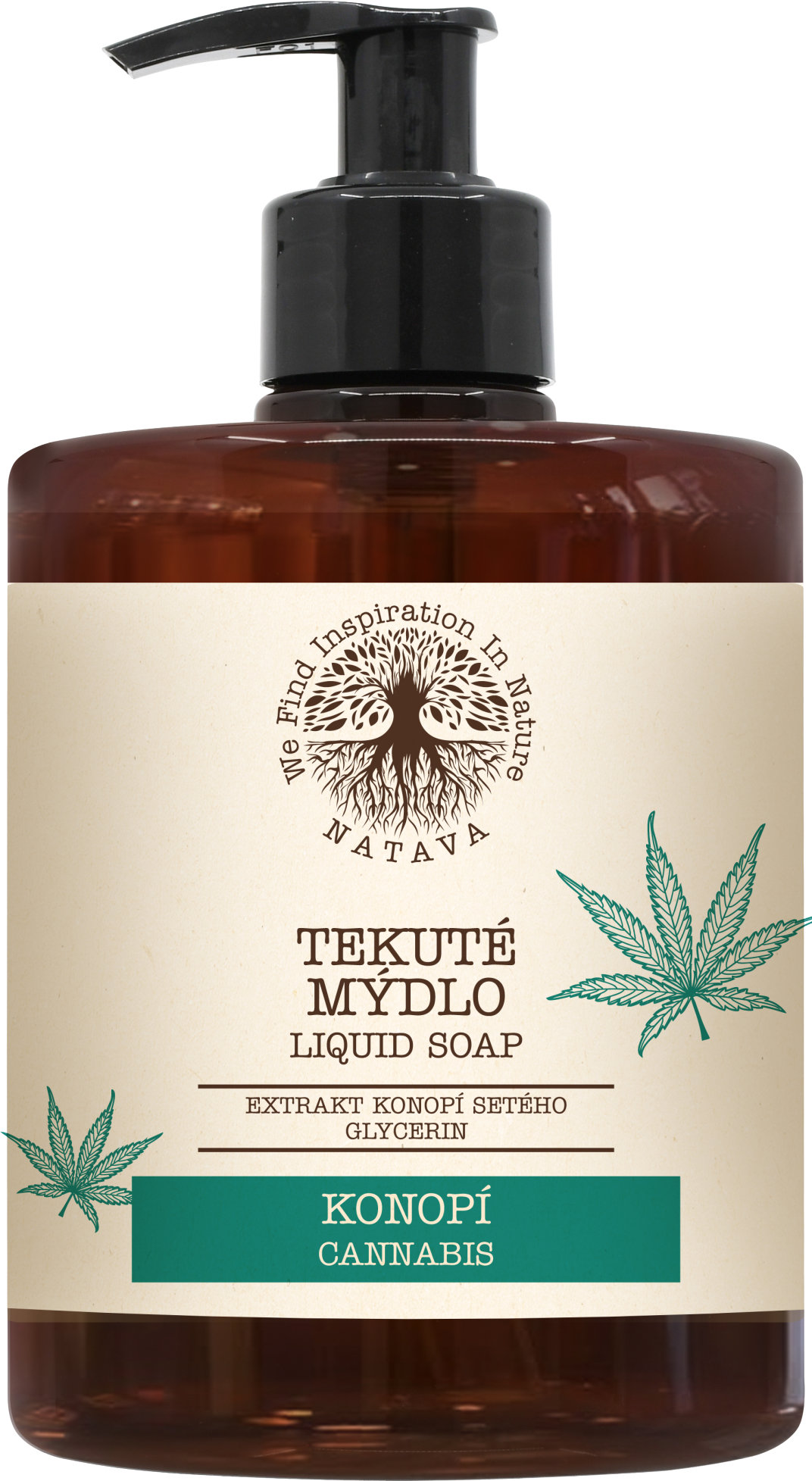Natava Tekuté mydlo Konope 500 ml